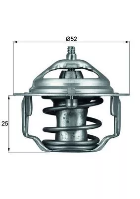 Thermostat, Kühlmittel MAHLE TX 64 88)
