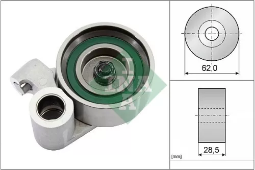 Tensioner Pulley, timing belt Schaeffler INA 531 0215 20)