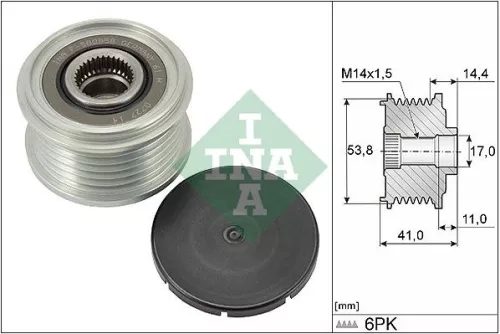 Freilaufkupplung des Generators Schaeffler INA 535 0304 10)