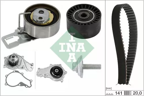 Water Pump & Timing Belt Kit Schaeffler INA 530 0698 30)
