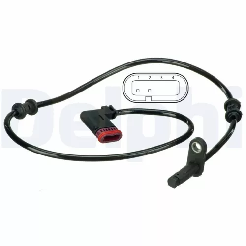Sensor, Radgeschwindigkeit DELPHI SS20502)