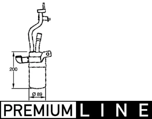 Trockner, Klimaanlage MAHLE AD 279 000P)