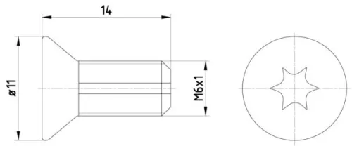 Schraube, Bremsscheibe TEXTAR TPM0012)