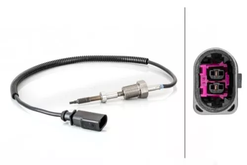 Sensor, Abgastemperatur HELLA 6PT 014 494-711)