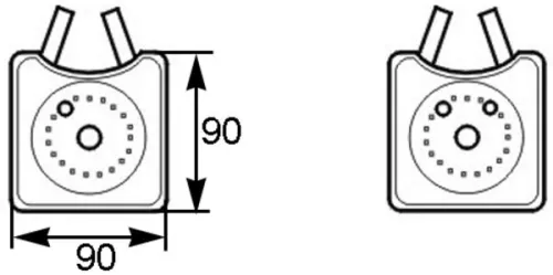 Ölkühler, Motoröl MAHLE CLC 161 000S)