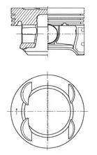 Kolben KOLBENSCHMIDT 41007600)