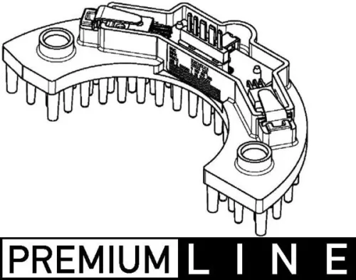 Regler, Innenraumgebläse MAHLE ABR 58 000P)