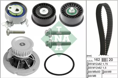 Water Pump & Timing Belt Kit Schaeffler INA 530 0441 30)