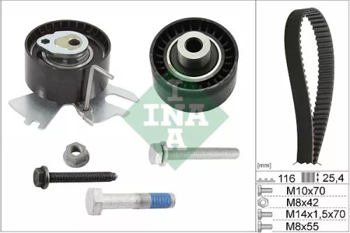 Timing Belt Kit Schaeffler INA 530 0558 10)