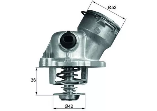 Thermostat, Kühlmittel MAHLE TM 29 100D)