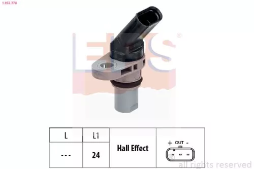 Sensor, Motordrehzahl EPS 1.953.778)