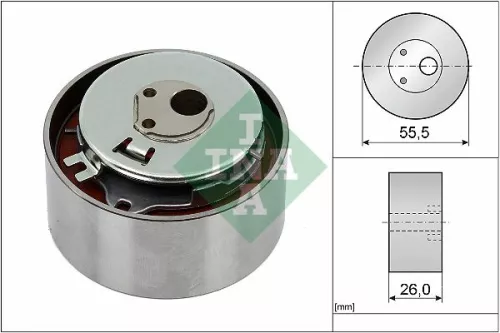 Tensioner Pulley, timing belt Schaeffler INA 531 0778 10)