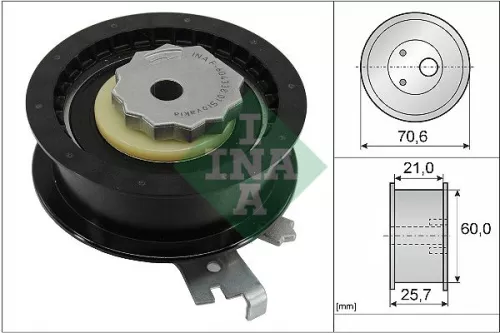 Tensioner Pulley, timing belt Schaeffler INA 531 0882 10)