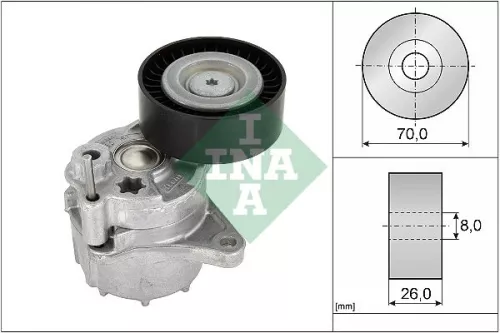 Riemenspanner, Keilrippenriemen Schaeffler INA 534 0481 10)