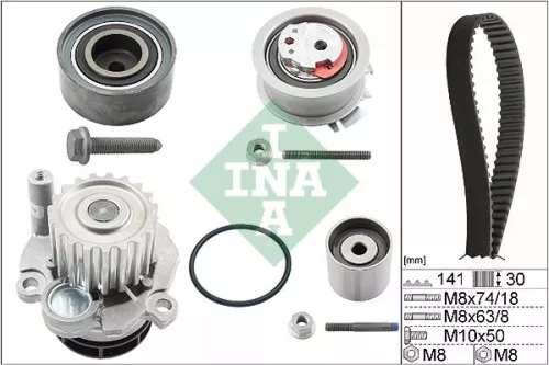 Water Pump & Timing Belt Kit Schaeffler INA 530 0405 30)