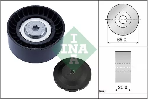 Umlenkrolle/Führungsrolle, Keilrippenriemen Schaeffler INA 532 0804 10)