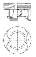 Kolben KOLBENSCHMIDT 41492600)