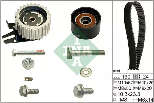 Timing Belt Kit Schaeffler INA 530 0624 10)