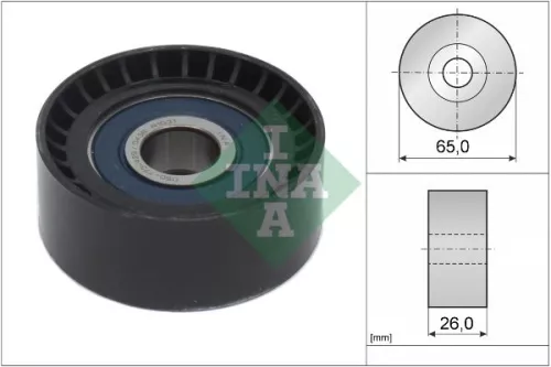 Deflection/Guide Pulley, V-ribbed belt Schaeffler INA 532 0666 10)