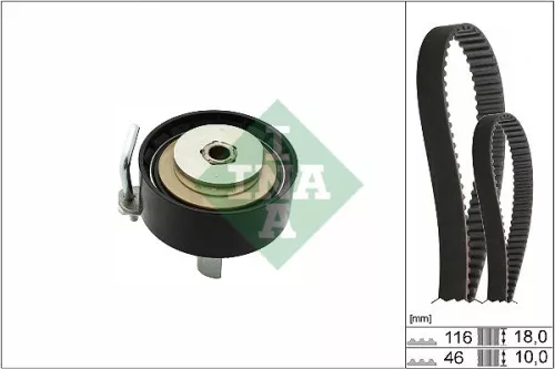 Timing Belt Kit Schaeffler INA 530 0701 10)