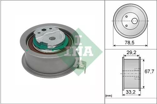 Tensioner Pulley, timing belt Schaeffler INA 531 0927 10)
