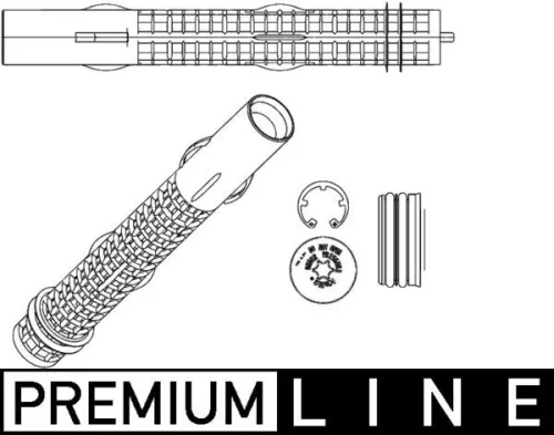 Trockner, Klimaanlage MAHLE AD 287 000P)