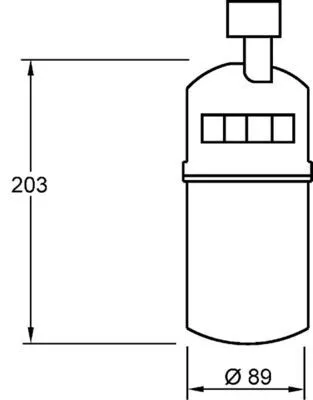 Trockner, Klimaanlage MAHLE AD 275 000S)