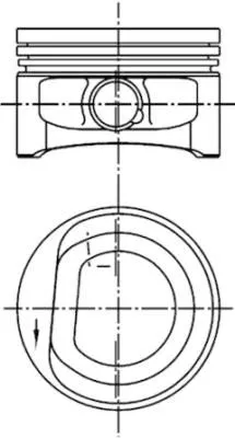 Kolben KOLBENSCHMIDT 99452620)
