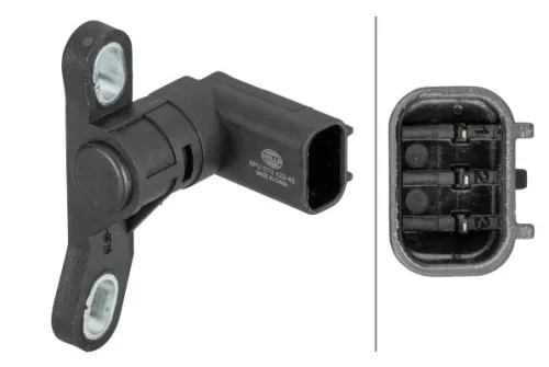 Sensor, Kurbelwellenimpuls HELLA 6PU 013 122-451)