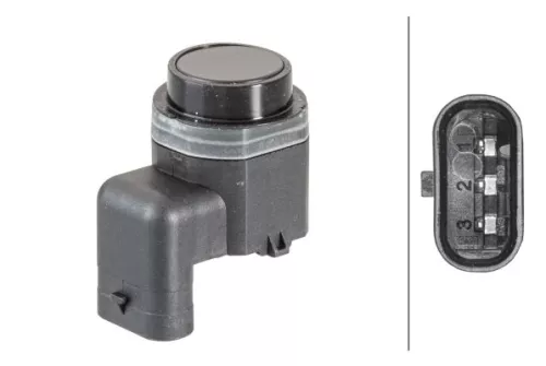 Sensor, Einparkhilfe HELLA 6PX 358 141-081)