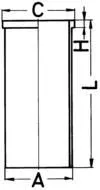 Zylinderlaufbuchse KOLBENSCHMIDT 89866190)