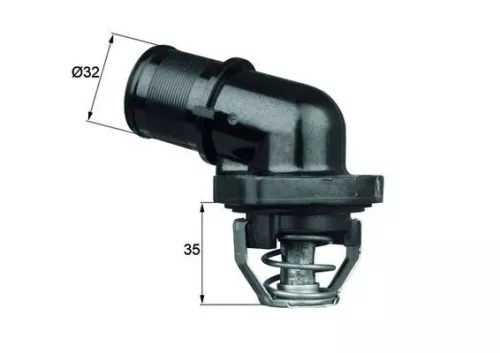 Thermostat, Kühlmittel MAHLE TI 181 89)