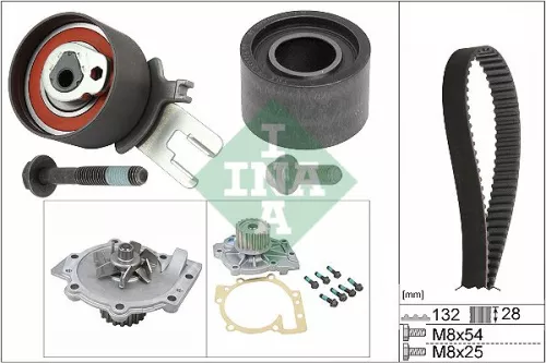 Water Pump & Timing Belt Kit Schaeffler INA 530 0582 30)