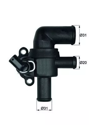 Thermostat, Kühlmittel MAHLE TI 53 90)