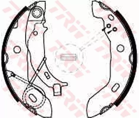 Bremsbackensatz TRW GS8627)