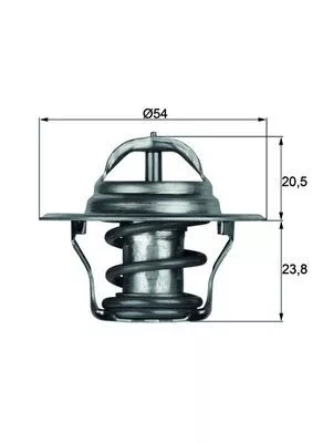 Thermostat, Kühlmittel MAHLE TX 14 87D)