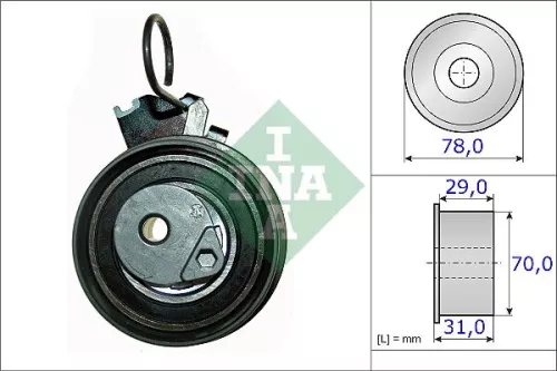 Spannrolle, Zahnriemen Schaeffler INA 531 0532 10)