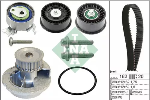Water Pump & Timing Belt Kit Schaeffler INA 530 0441 31)