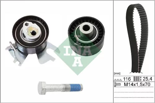 Timing Belt Kit Schaeffler INA 530 0449 10)