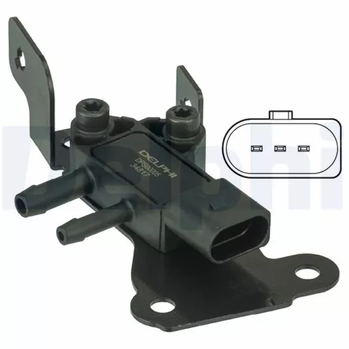 Sensor, Abgasdruck DELPHI DPS00005)
