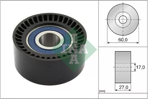 Deflection Pulley/Guide Pulley, timing belt Schaeffler INA 532 0747 10)