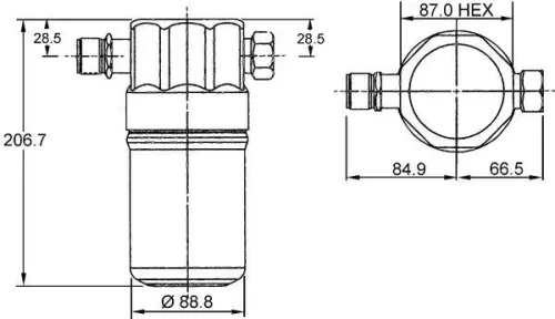 Trockner, Klimaanlage MAHLE AD 36 000S)