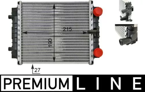 Kühler, Motorkühlung MAHLE CR 80 000P)