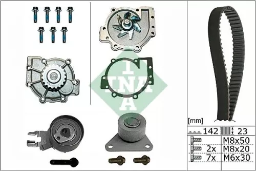Water Pump & Timing Belt Kit Schaeffler INA 530 0467 30)