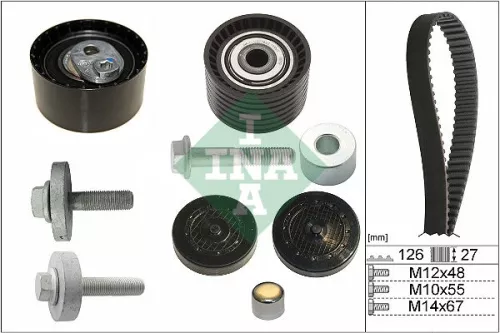 Timing Belt Kit Schaeffler INA 530 0638 10)