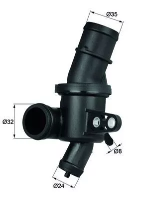 Thermostat, Kühlmittel MAHLE TH 4 80)