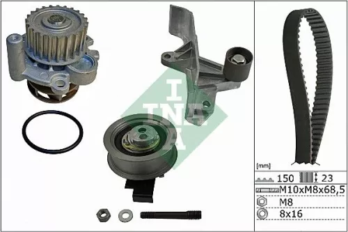 Water Pump & Timing Belt Kit Schaeffler INA 530 0546 30)