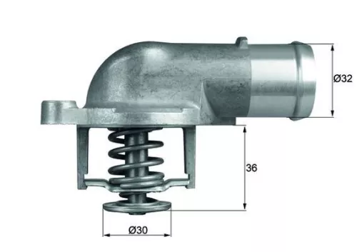Thermostat, Kühlmittel MAHLE TI 212 87D)
