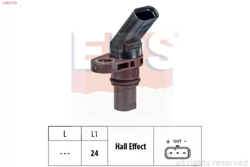 Sensor, Motordrehzahl EPS 1.953.773)
