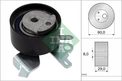 Tensioner Pulley, timing belt Schaeffler INA 531 0755 10)